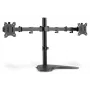 Suporte de monitor duplo universal DIGITUS 17–32 polegadas 2x 8 kg (máx.) preto