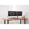 Suporte de monitor duplo universal DIGITUS 17–32 polegadas 2x 8 kg (máx.) preto