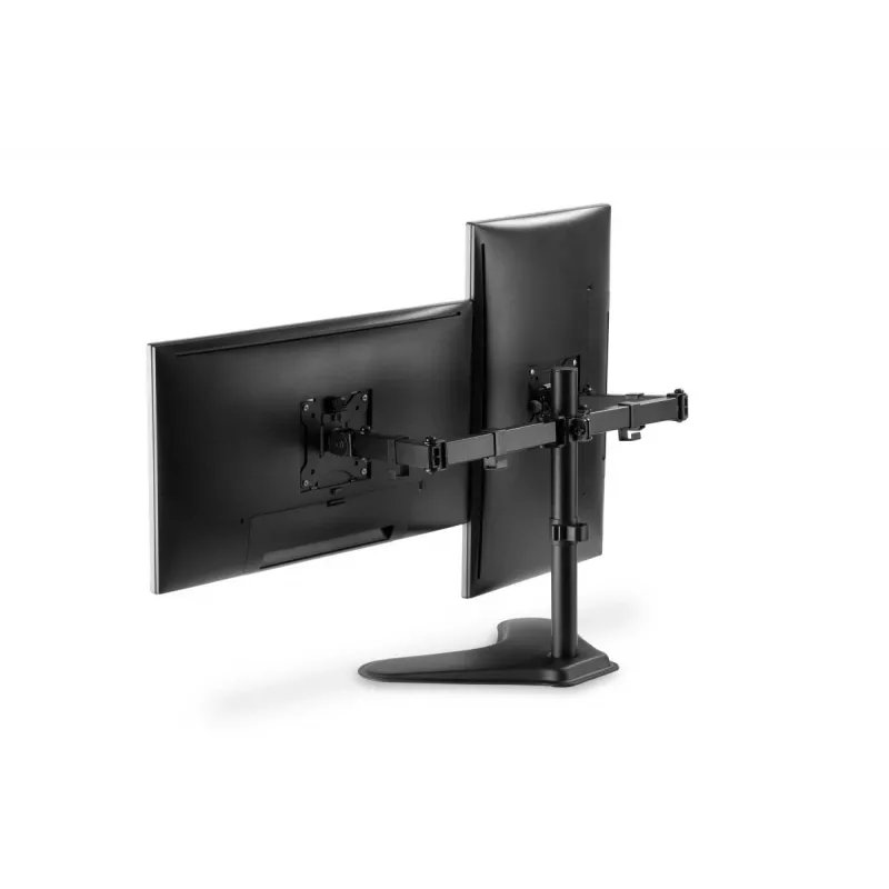 Suporte de monitor duplo universal DIGITUS 17–32 polegadas 2x 8 kg (máx.) preto