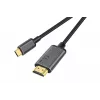 DIGITUS cabo adaptador de USB-C para HDMI, 4K/30 Hz, 1,8 m, preto