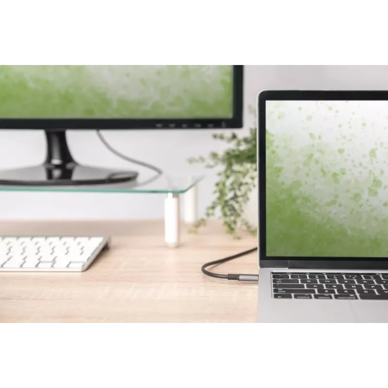 DIGITUS cabo adaptador de USB-C para HDMI, 4K/30 Hz, 1,8 m, preto