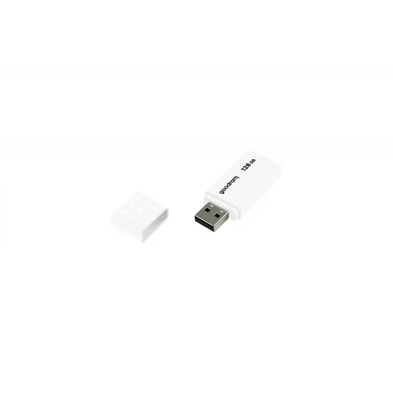 Pen USB GOODRAM UME2 128 GB USB 2.0 Type-A, branca, 20 MB/s leitura, 5 MB/s escrita
