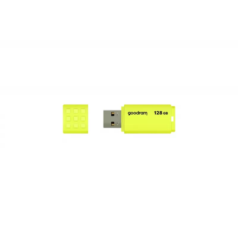 Goodram UME2 UME2-1280Y0R11 pen USB 128 GB, USB 2.0 Tipo A, 20 MB/s, com tampa, amarela