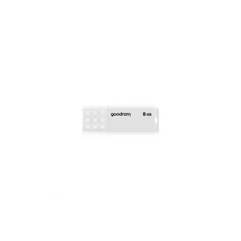 Pen USB GOODRAM UME2 8 GB USB 2.0 Type-A, branca, 20 MB/s leitura, 5 MB/s escrita