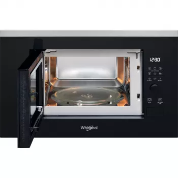 Micro-ondas com grelhador de encastrar WHIRLPOOL WMF201G, 800 W, 20 L, aço inoxidável/preto