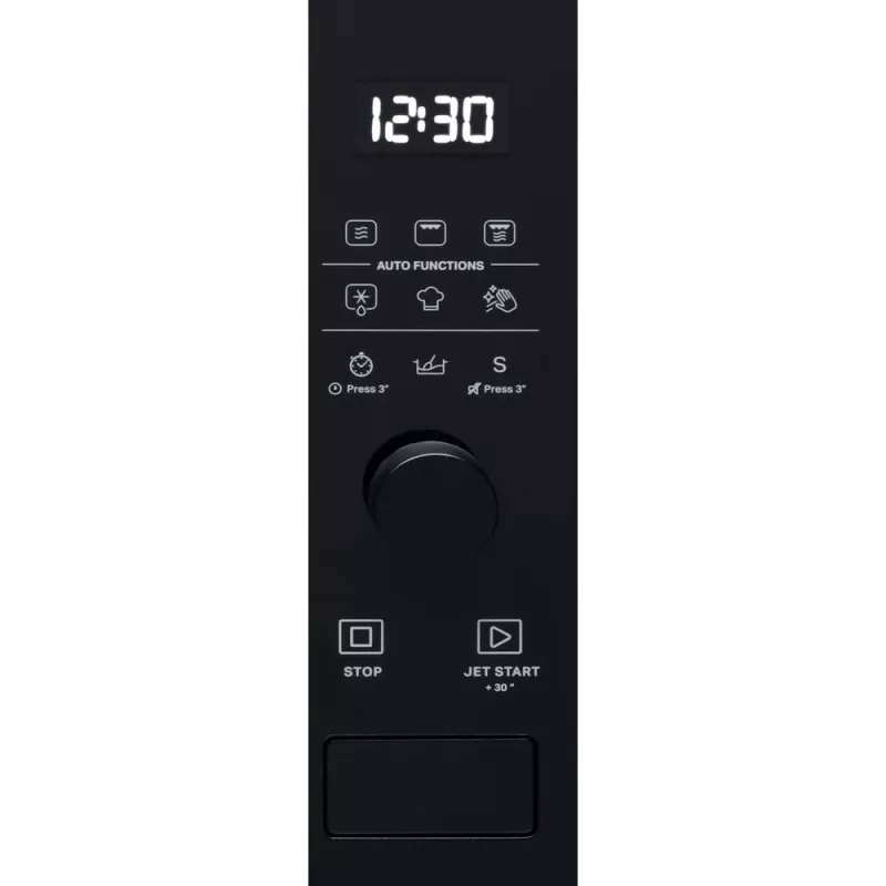 Micro-ondas com grelhador de encastrar WHIRLPOOL WMF201G, 800 W, 20 L, aço inoxidável/preto