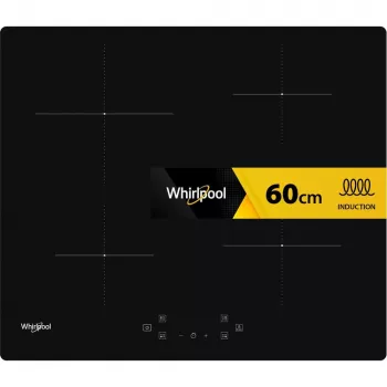 Placa de indução de encastrar Whirlpool WS Q4860 NE preta 60 cm 4 zona(s) de cozinhar