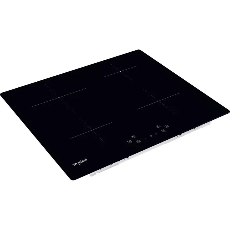Placa de indução de encastrar Whirlpool WS Q4860 NE preta 60 cm 4 zona(s) de cozinhar