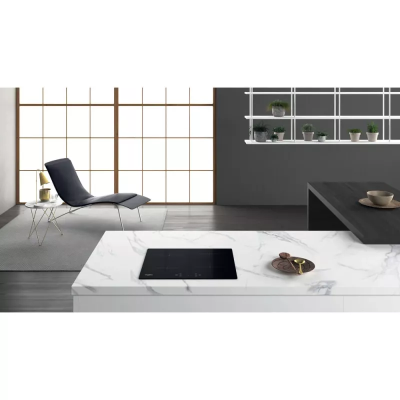 Placa de indução de encastrar Whirlpool WS Q4860 NE preta 60 cm 4 zona(s) de cozinhar