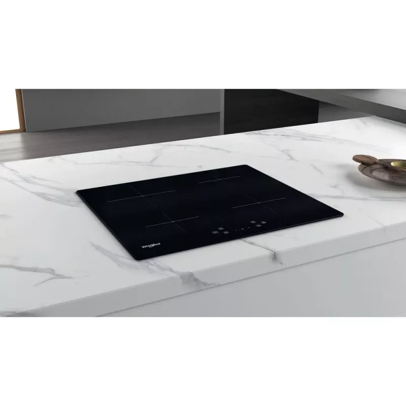 Placa de indução de encastrar Whirlpool WS Q4860 NE preta 60 cm 4 zona(s) de cozinhar