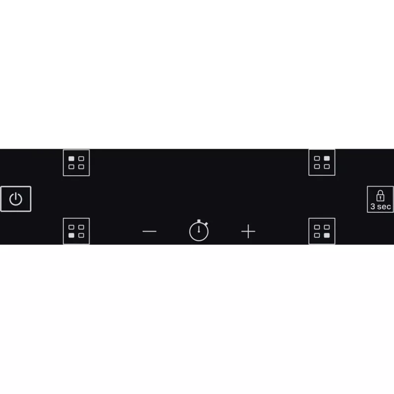 Placa de indução de encastrar Whirlpool WS Q4860 NE preta 60 cm 4 zona(s) de cozinhar