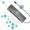 Docking station ergonómica USB-C de metal i-tec 4K 3x ecrã + Power Delivery 85 W