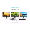 Docking station ergonómica USB-C de metal i-tec 4K 3x ecrã + Power Delivery 85 W