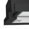 Exaustor Gorenje TH60E3B de encastrar (extrátil) preto 350 m³/h