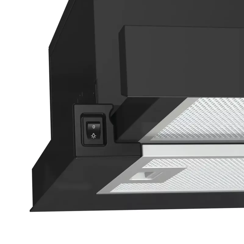 Exaustor Gorenje TH60E3B de encastrar (extrátil) preto 350 m³/h