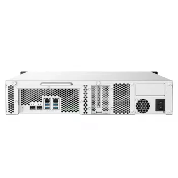 QNAP TS-832PXU NAS Rack (2U) Annapurna Labs AL324 4 GB DDR4 0 TB QNAP Turbo System alumínio, preto