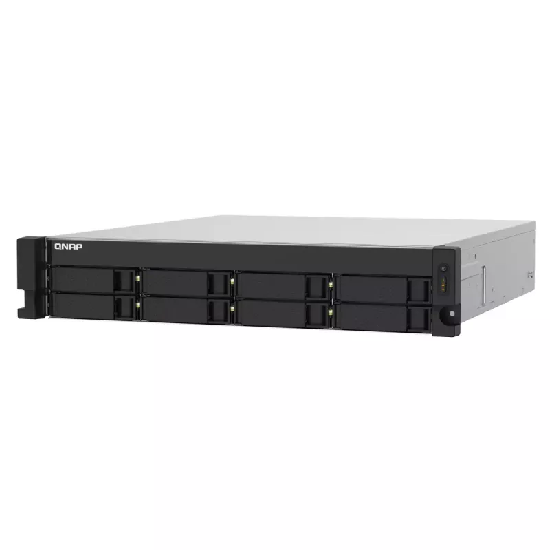 QNAP TS-832PXU NAS Rack (2U) Annapurna Labs AL324 4 GB DDR4 0 TB QNAP Turbo System alumínio, preto