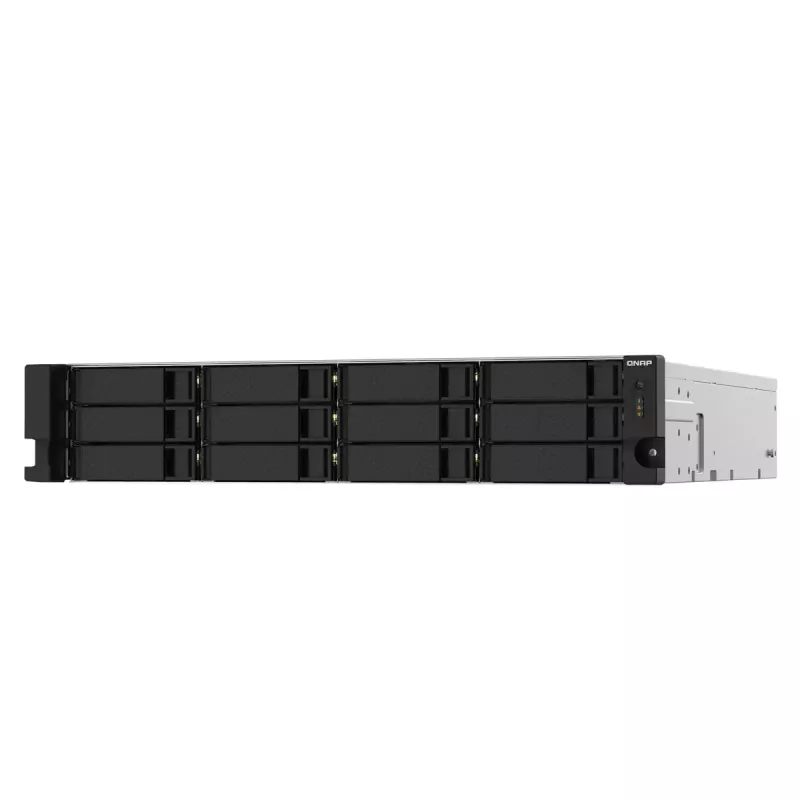 QNAP TS-1232PXU-RP NAS Rack (2U) Annapurna Labs AL324 4 GB DDR4 0 TB QNAP QTS preto