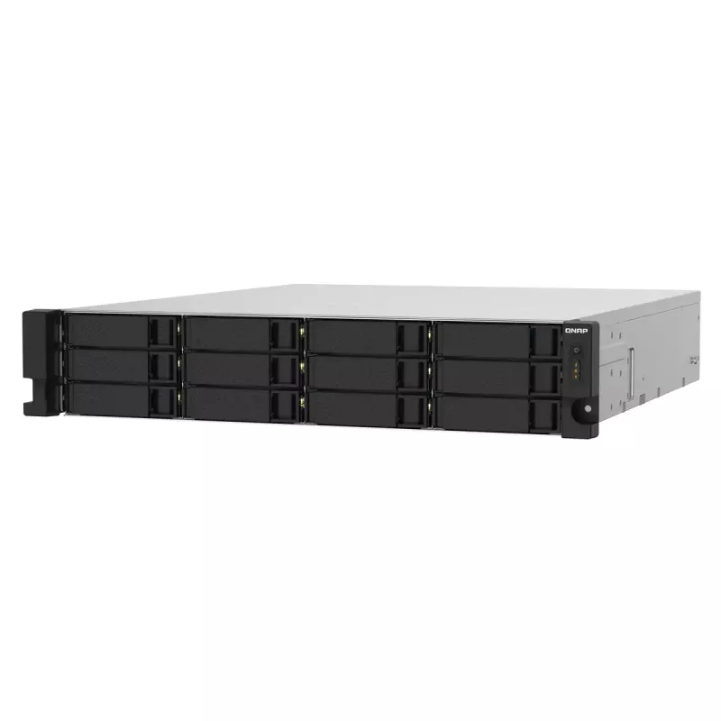 QNAP TS-1232PXU-RP NAS Rack (2U) Annapurna Labs AL324 4 GB DDR4 0 TB QNAP QTS preto