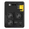 APC Back-UPS BX750MI-FR UPS line-interactive 750 VA 410 W, AVR, 230 V, 3 tomadas francesas, USB, preto