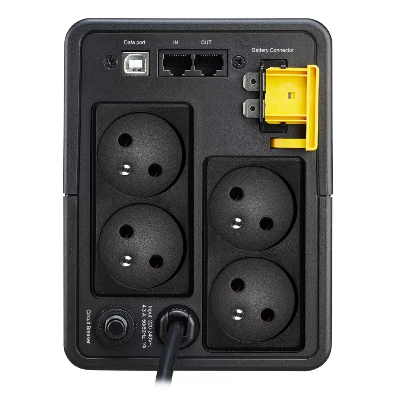 APC Back-UPS, 950VA, torre, 230V, 4x tomadas CEE 7/5 French Schuko, AVR