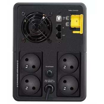 APC Back-UPS, 1600VA, torre, 230V, 4x tomadas CEE 7/5 French Schuko, AVR