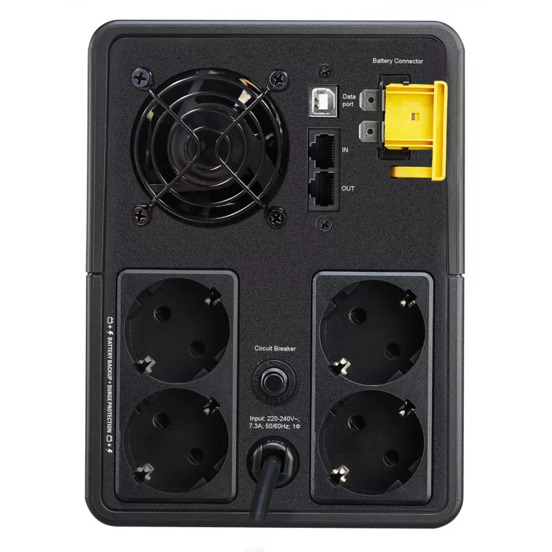 APC Back-UPS, 1600VA, torre, 230V, 4x tomadas CEE 7/7 Schuko, AVR