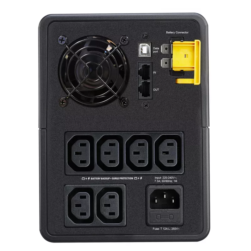 APC Back-UPS, 1600VA, torre, 230V, 6x saídas IEC C13, AVR, Line-Interactive, 1,6 kVA, 900 W, sinusoidal, 140 V, 300 V