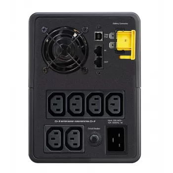 APC Back-UPS, 2200VA, torre, 230V, 6x tomadas IEC C13, AVR, Line-Interactive, 2,2 kVA, 1200 W, sinusoidal, 140 V, 300 V