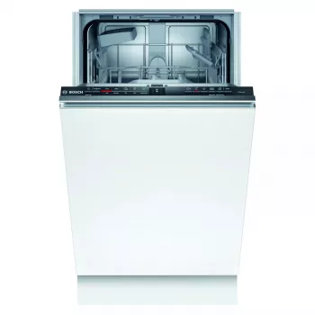 Máquina de lavar loiça de encastrar Bosch Serie 2 SPV2IKX10E, estreita 45 cm, 9 conjuntos de louça, 48 dB, 5 programas, cuba interior em aço inoxidável