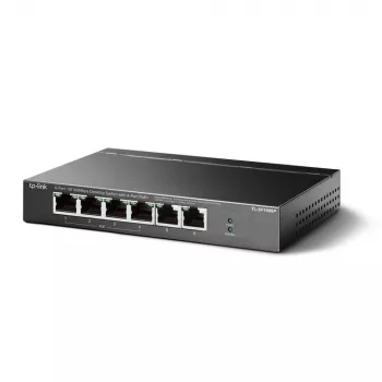 TP-Link TL-SF1006P comutador de rede Unmanaged Fast Ethernet (10/100) Power over Ethernet (PoE) preto