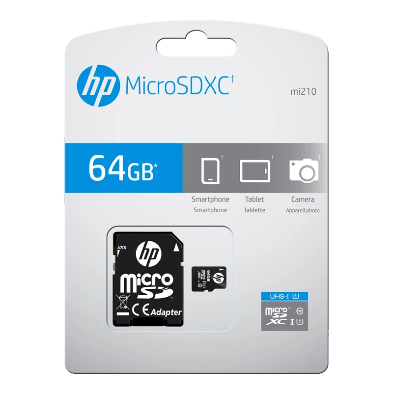 Cartão de memória HP SDU64GBXC10HP-EF 64 GB MicroSDXC UHS-I Classe 10