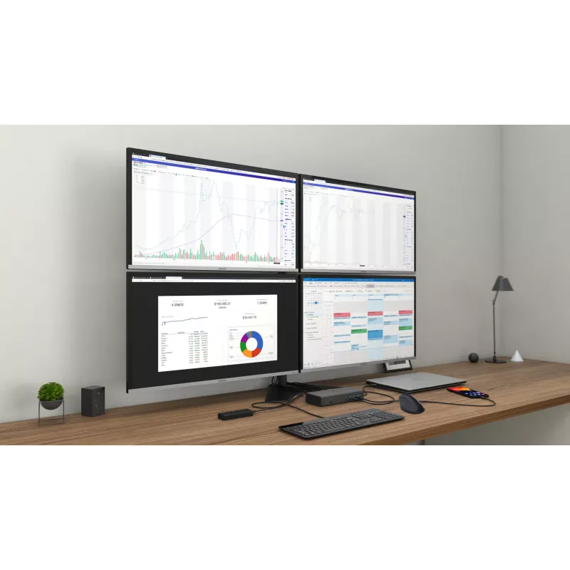 Docking station i-tec USB-C Quattro Display com Power Delivery 85 W