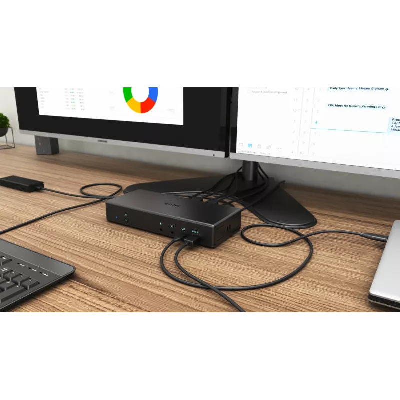 Docking station i-tec USB-C Quattro Display com Power Delivery 85 W