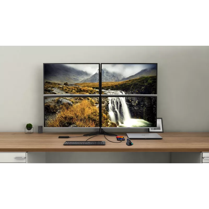Docking station i-tec USB-C Quattro Display com Power Delivery 85 W
