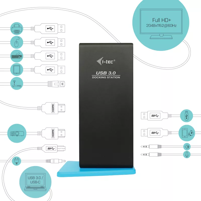 Docking station i-tec USB 3.0/USB-C Dual HDMI