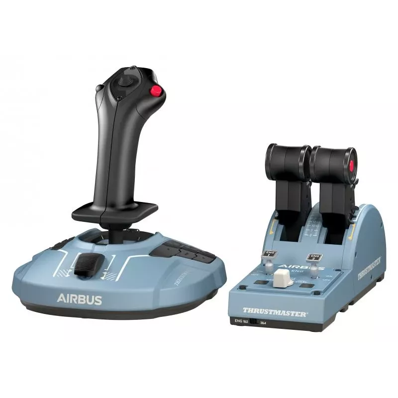 Joystick Thrustmaster Airbus Edition preto, azul USB analógico / digital PC