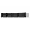 Servidor NAS/Storage QNAP TS-1273AU-RP-8G Rack (2U) Ryzen Embedded V1500B 8 GB DDR4 0 TB QNAP QTS alumínio, preto