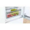 Combinado de encastrar frigorífico-congelador Bosch Serie 6 KIS87AFE0, 272 L total, 209 L de refrigeração, 63 L de congelação em baixo, branco, porta reversível