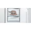 Combinado de encastrar frigorífico-congelador Bosch Serie 6 KIS87AFE0, 272 L total, 209 L de refrigeração, 63 L de congelação em baixo, branco, porta reversível