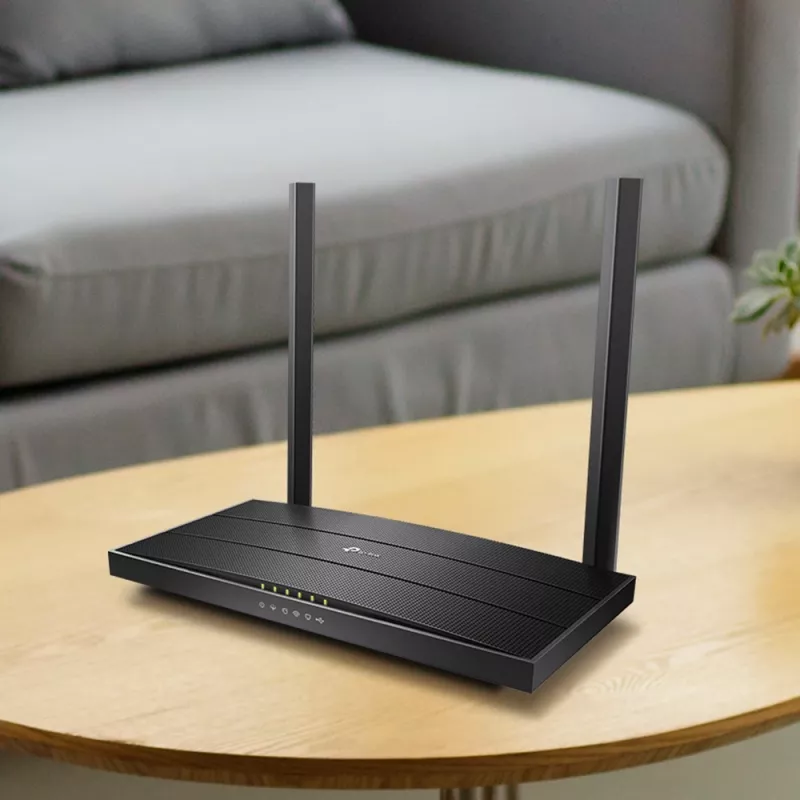 Router modem wireless TP-Link Archer AC1200 MU-MIMO VDSL/ADSL, preto
