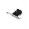 ICY BOX IB-PCI1901-C32 placa controladora PCIe 3.0 x4, 1x USB-C 3.2 Gen 2x2, preta