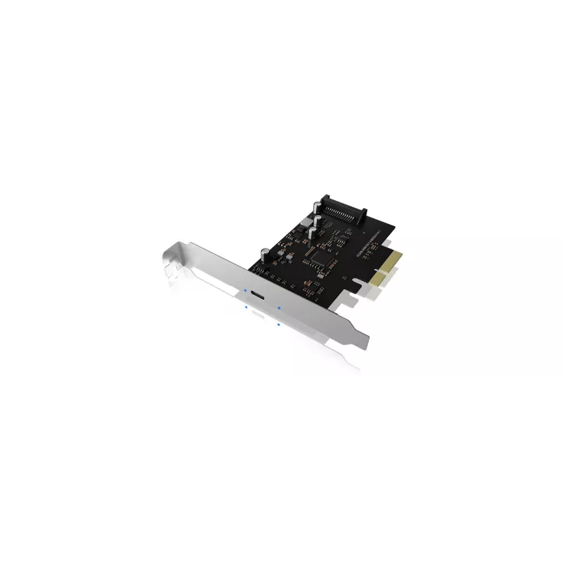 ICY BOX IB-PCI1901-C32 placa controladora PCIe 3.0 x4, 1x USB-C 3.2 Gen 2x2, preta