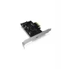 ICY BOX IB-PCI1901-C32 placa controladora PCIe 3.0 x4, 1x USB-C 3.2 Gen 2x2, preta