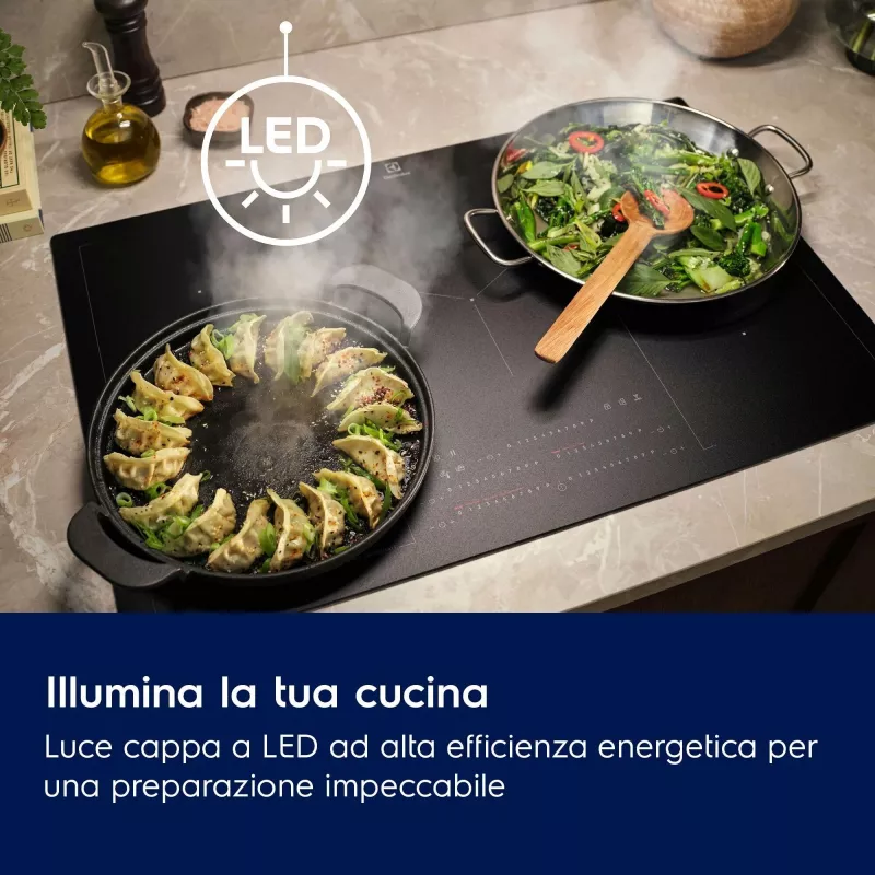 Exaustor Electrolux LFU216X de encastrar aço inoxidável, prateado 272 m³/h