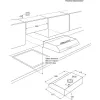 Exaustor Electrolux LFU216X de encastrar aço inoxidável, prateado 272 m³/h
