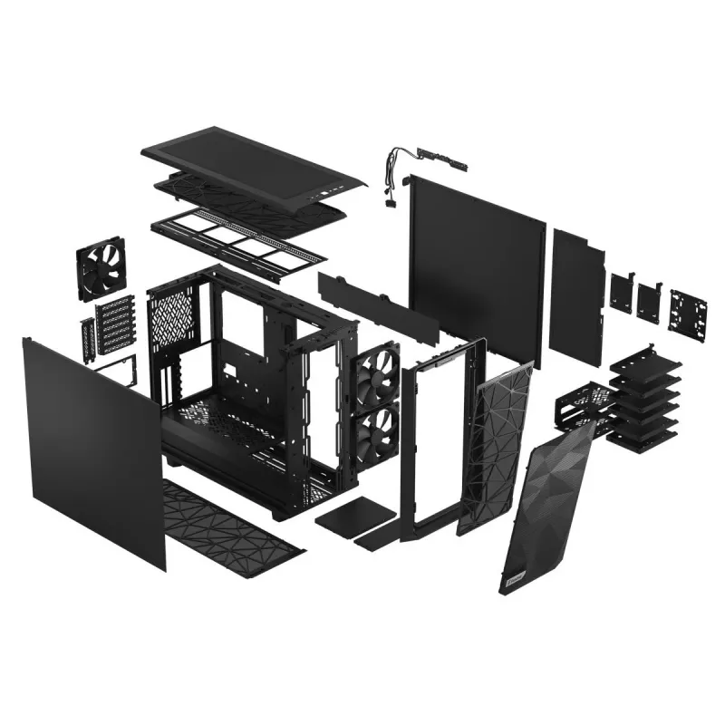 FRACTAL DESIGN Meshify 2 Solid preto