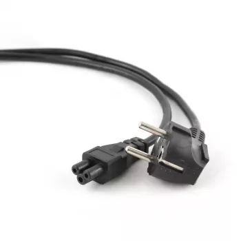 Cabo de alimentação GEMBIRD PC-186-ML12-1M — 1 m, CEE7/7 (ficha) para conector fêmea C5, preto