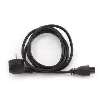 Cabo de alimentação GEMBIRD PC-186-ML12-1M — 1 m, CEE7/7 (ficha) para conector fêmea C5, preto