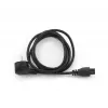 Cabo de alimentação GEMBIRD PC-186-ML12-1M — 1 m, CEE7/7 (ficha) para conector fêmea C5, preto